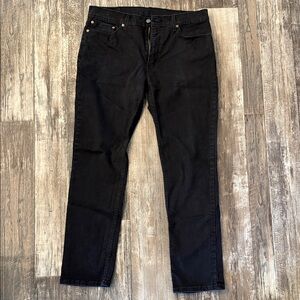 Classic Black Straight Jeans for Men
